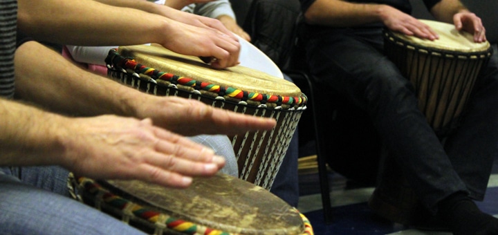 «Игра на этнических барабанах» для двоих